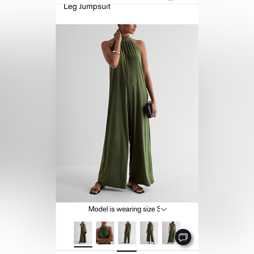 Mock Neck Shapeless wide leg Jumpsuit